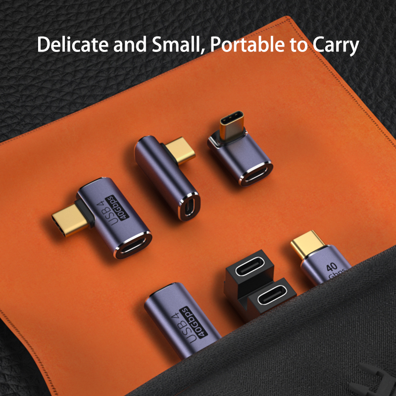 Fast USB 4 Adapter USB C To USB C Thunderbolt 3/4 40Gbps OTG Extension Cable Adapter Type C Male To Female Converter For Laptops