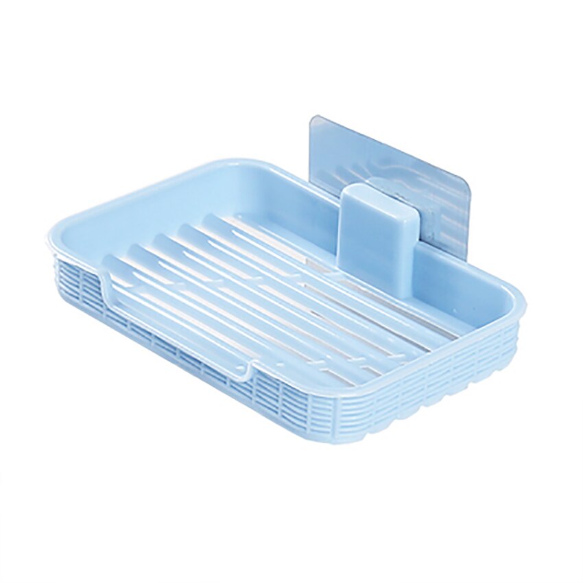 Plastikowa mydelniczka pudełko robić przechowywania pojemnik na mydło naczynia ociekaczem wanna mydelniczka łazienka Organizer uchwyt gąbki płyta taca drenażu