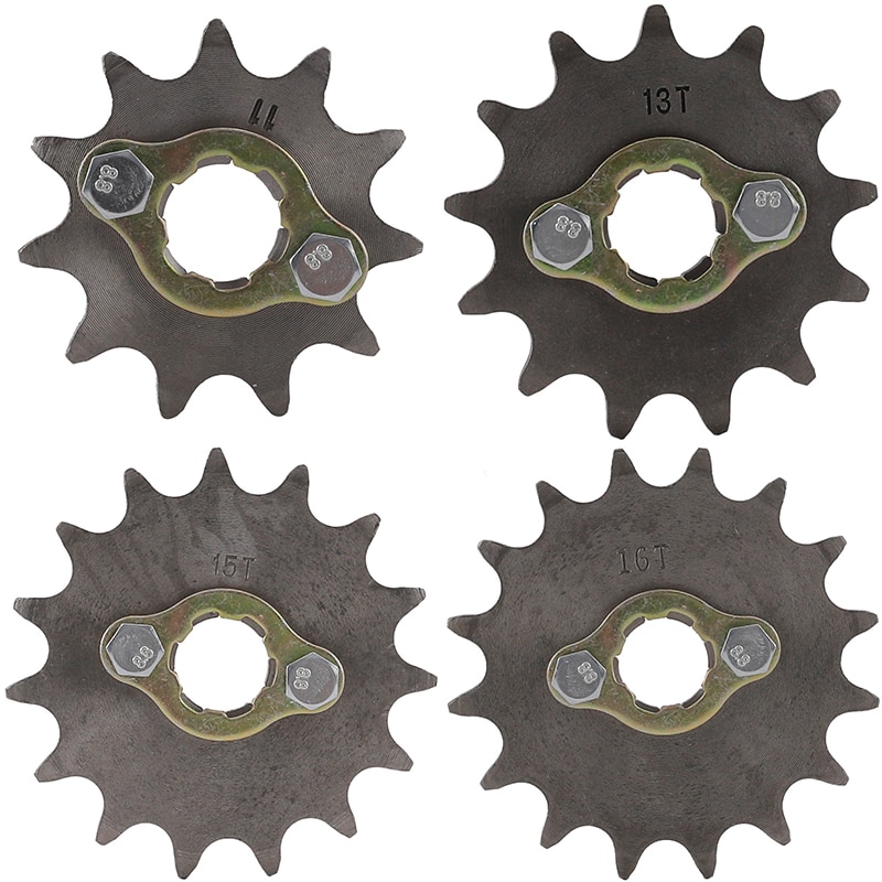 520 20mm 11t 13t 15t 16t tandkæde foran motor tandhjul tandhjul til 25cc-250cc atv quad snavs pit cykel buggy motorcykel del