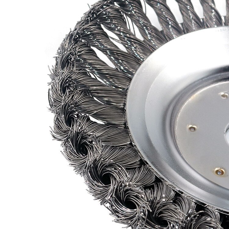 Ferramenta elétrica 6/8 polegada fio de aço aparador grama cabeça cortador de grama fio torcido roda capina trimmer escova cortador jardim gramado suprimentos
