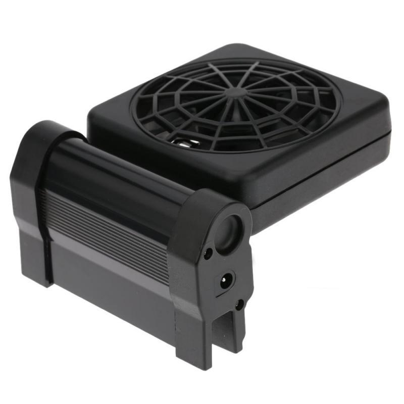 1/2/3/4 Fans Aquarium Cooler Adjustable Wind Cooling Fan Water Chiller Cold Wind Maker for Fish Tank Temperature Controller: 1 fan / US Plug