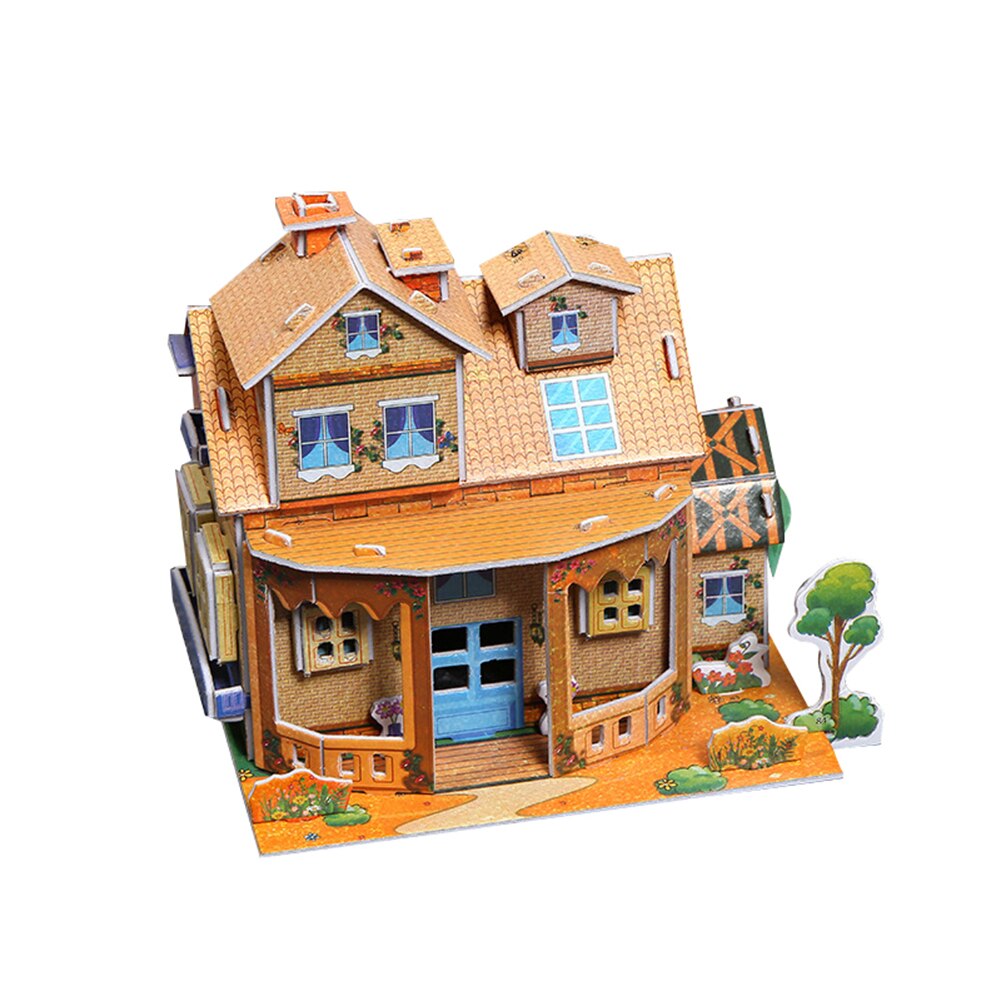 3D Papier Board Puzzel Bouw Monteren Vroeg Leren Speelgoed Kinderen Verf Educatief Speelgoed Voor Kinderen verjaardagscadeautjes