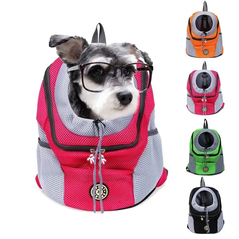 Hondendraagtas Rugzak Puppy Carrier Front Pack voor kleine middelgrote honden Kat Reisrugzak Ademende hondendraagtas