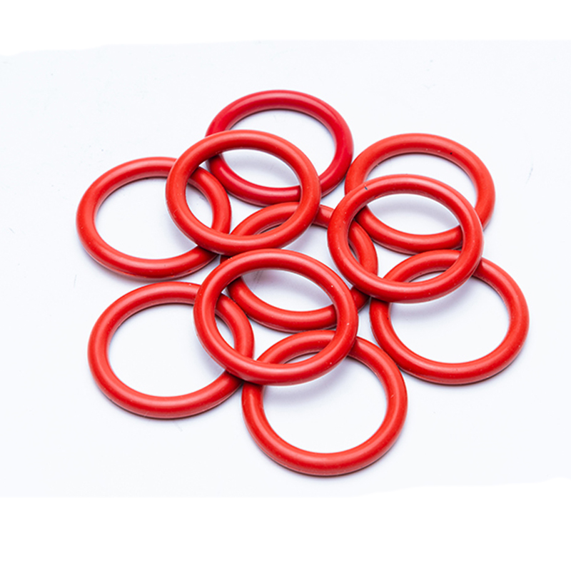 50 stk rød vmq silikone o ring pakning  cs 1mm od 3.5 4 4.5 5.5 6.5 7.5 8.5 9.5mm fødevaregodkendt silikone o ring pakning gummi o-ring