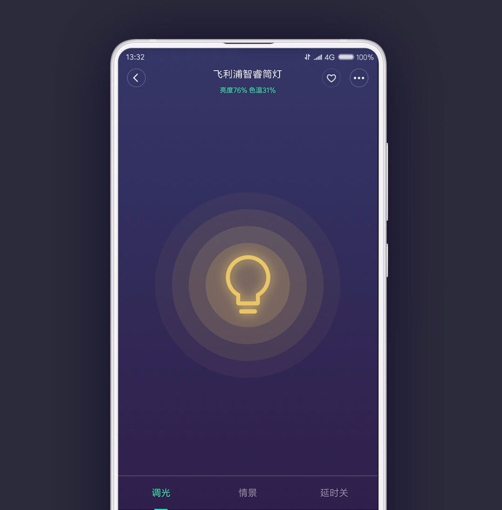 Xiaomi-luz descendente LED inteligente mijia, Wifi o Bluetooth, versión de malla opcional por aplicación remota Mijia, ajuste de temperatura de Color