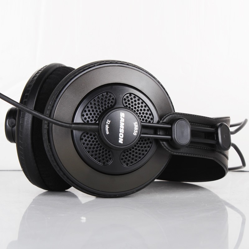 Originele Samson SR850 monitoring headset met velours oorkussen semi-open-monitor hoofdtelefoon voor studio, PC opname karaoke spel