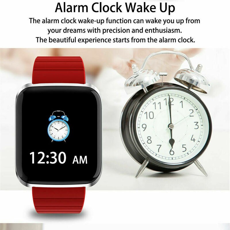 Smart Band Watch - Fitness Tracker Blood Pressure Heart Rate Monitor - Color LCD Touch Screen