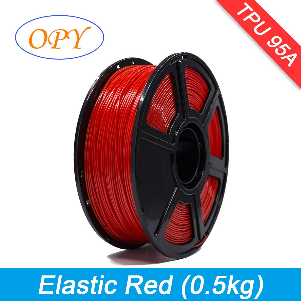 3D Filament Tpu elastyczny 1.75 Mm materiał do drukowania nici natura kolory czarny 0.5Kg 1Kg 10M 100G próbka: Różowy