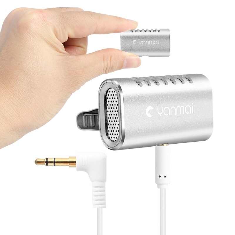 Yanmai R977 Lavalier Omnidirectional Condenser Microphone For Smartphone Camera