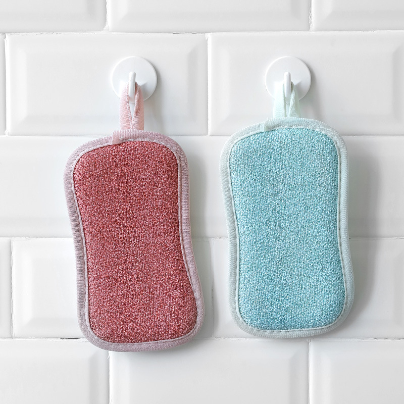 10/5/3/1PCS Scrub Sponzen voor Gerechten Non-Scratch Microfiber Spons Non stick Pot Schoonmaken Sponzen Keuken Gereedschap Wassen Pot Gadgets