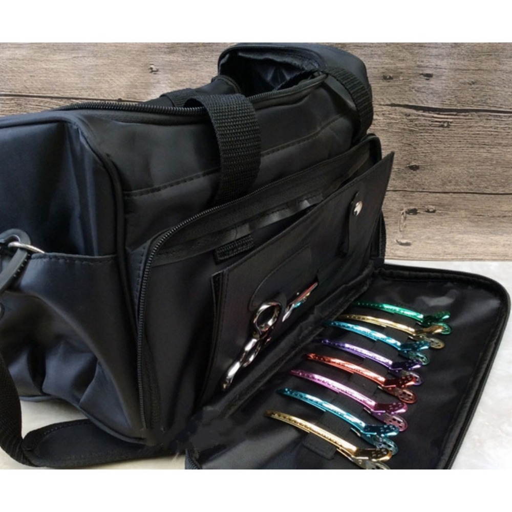 Large Barber Styling Tools Bag Salon Scissor Comb Trimmer Storage Case Can Hold Hairdryer Trainning Head bag