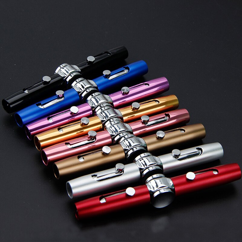 3 in 1 Multi-Functional Hand Gyroscope Stylus Pen Capacitive Pen Stress Relief Metal Ballpoint Pens FP8
