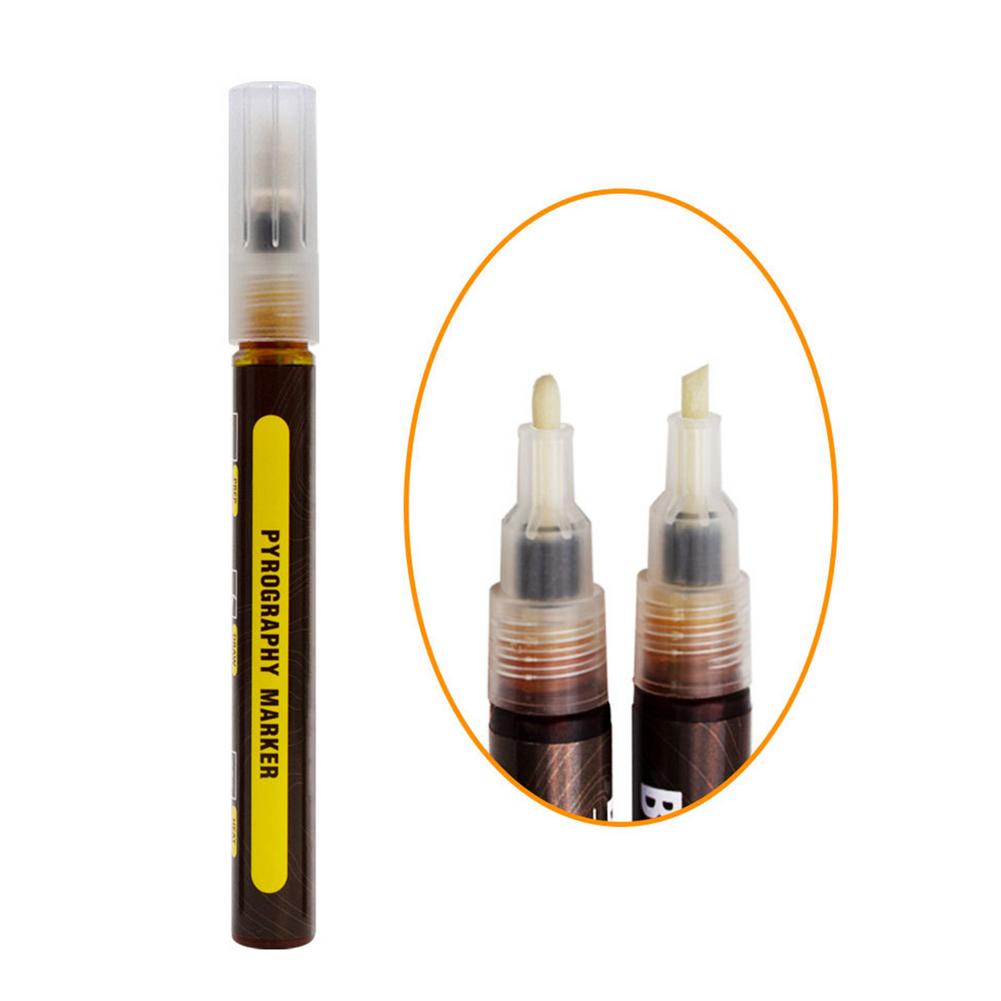 Wood Burning Pen Marker - Chemical Wood Burning Marker - Scorch Pen for DIY Wood Projects
