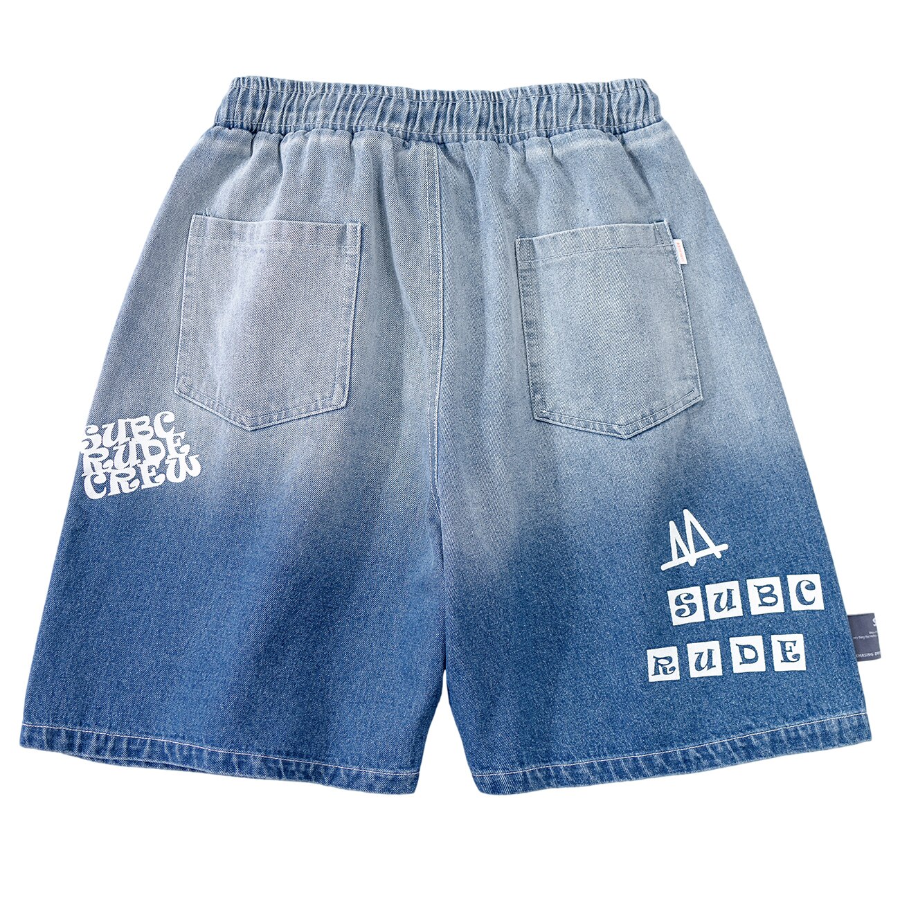 Summer Short Men Denim Jeans Streetwear Hip Hop Graffiti UFO Space Tie Dye Short Pants Harajuku Loose Jeans Shorts Summer