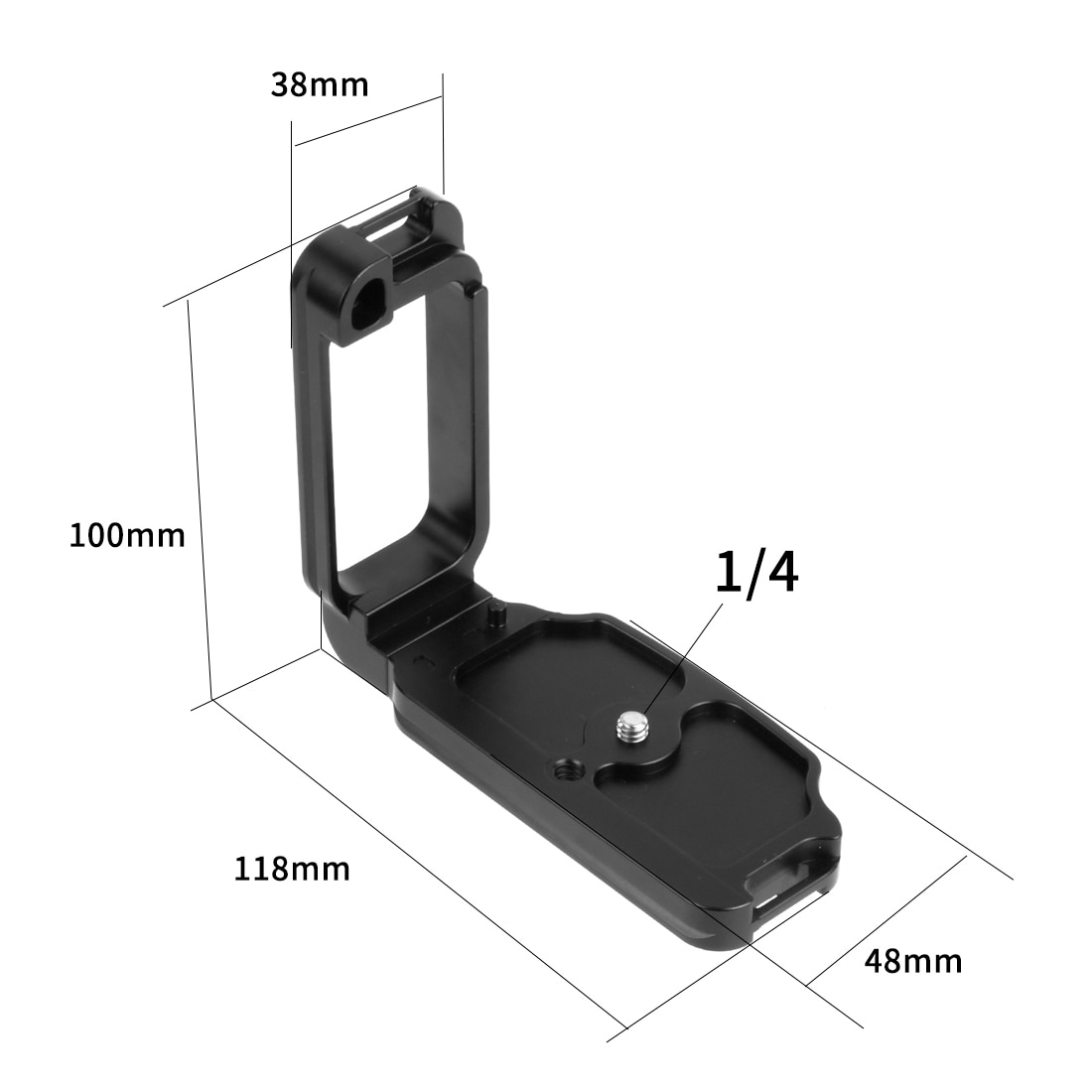 Alliage d'aluminium chargement rapide L support de fixation plaque de fixation rapide pour Nikon D850 caméra photographie pièces de rechange