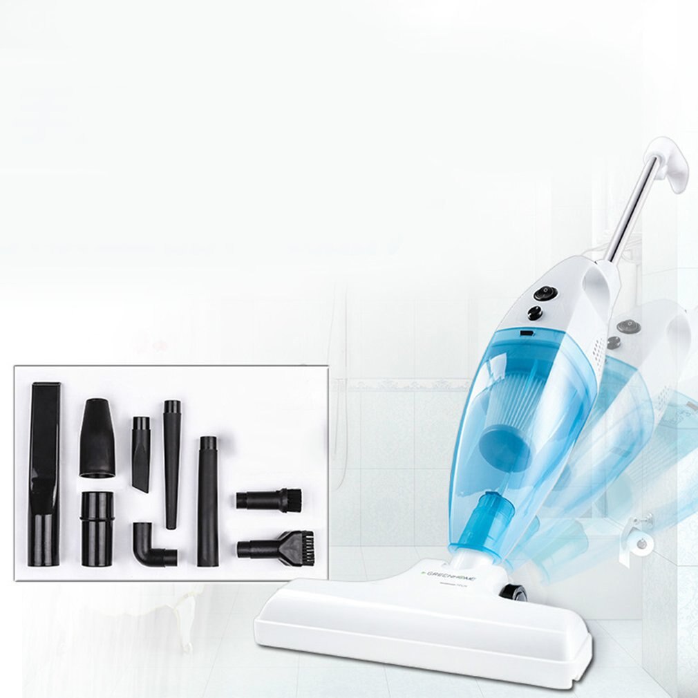 Ultra Quiet Mini Rod Vacuum Cleaner Portable 2-in-1 Dust Collector High Power Home Aspirator Handheld Mites Killing Device