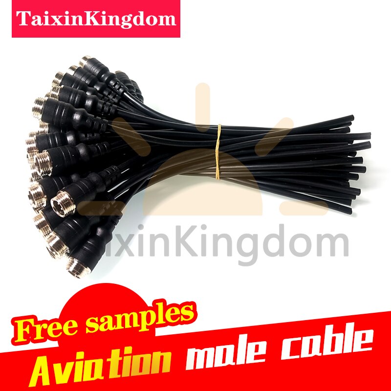 Anti interference and waterproof of aviation connector cables aviation male connector cable