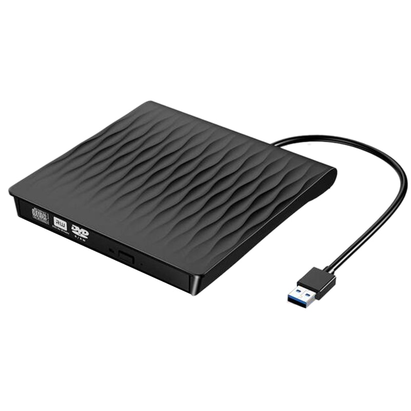 Externe cd dvd-drive usb 3.0 type c-poort slanke draagbare externe cd dvd-brander snelle gegevensoverdracht usb optische drives