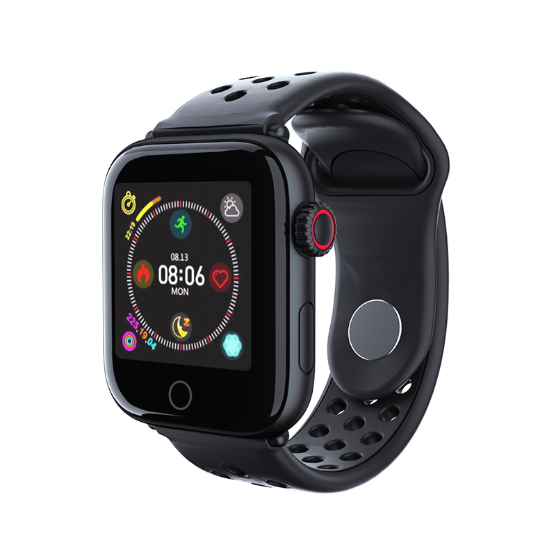 Z7 Smart Uhr Männer Wasserdichte Smartwatch Mit Herz Rate Monitor Blutdruck Fitness Armband Für iPhone iOS Android Uhren: Black