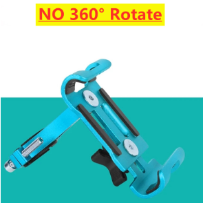 Obrót o 360 stopni metalowy uchwyt na telefon rowerowy do motocykla stop aluminium wspornik antypoślizgowy wsparcie klips GPS stojak na telefon rowerowy dla iPhone'a: YELLOW