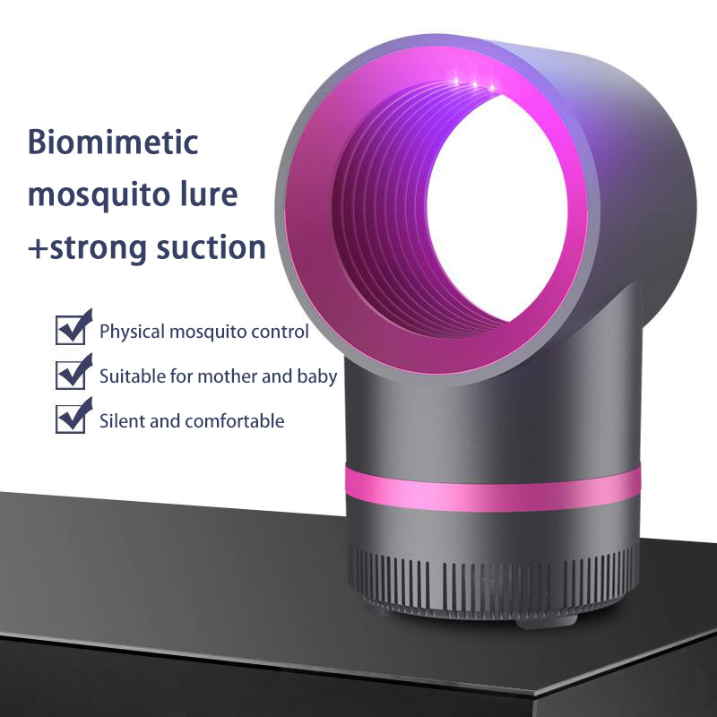 Elektrische muggenlamp, vliegenval, insectenverdelger, usb-aansluiting, draagbare, stille buitenlamp tegen muggen.: Beige