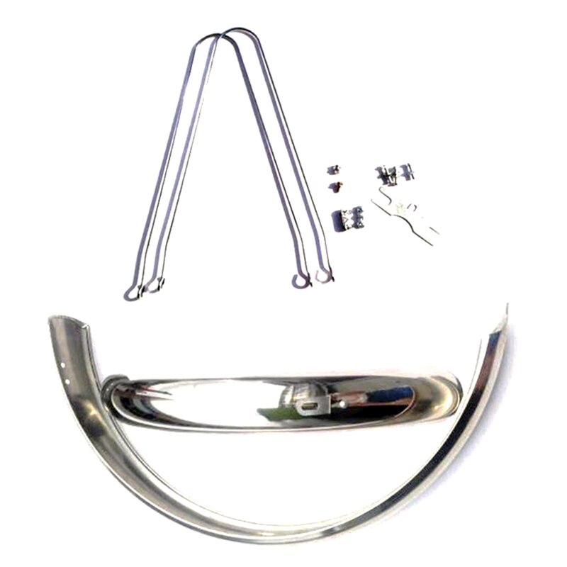 Guardabarros de bicicleta de 18 y 20 pulgadas, alas de acero inoxidable para bicicleta de montaña, guardabarros delantero y trasero: 20 inch D brake