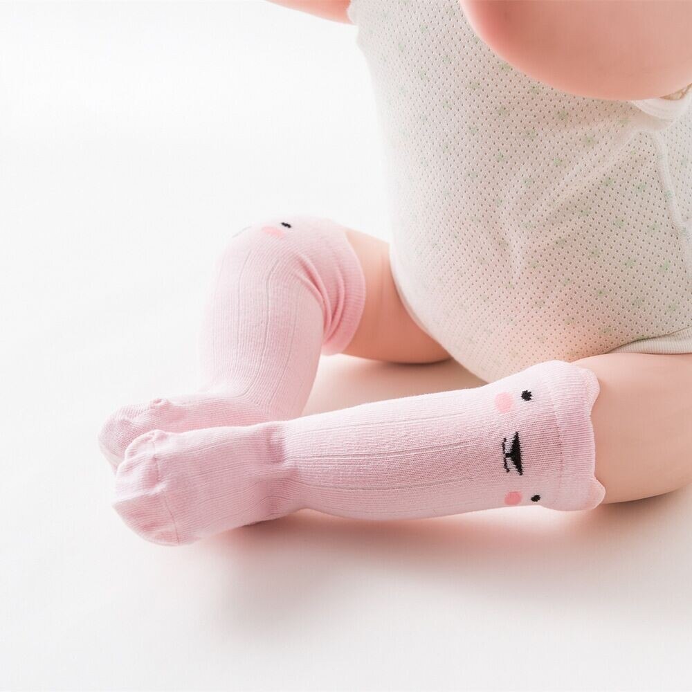 MAYA STEPAN 1 Pairs Baby Girl Spring Autumn Cotton Breathable Cartoon Animaos Kids Toddlers Ballet Stocking: 5 / M