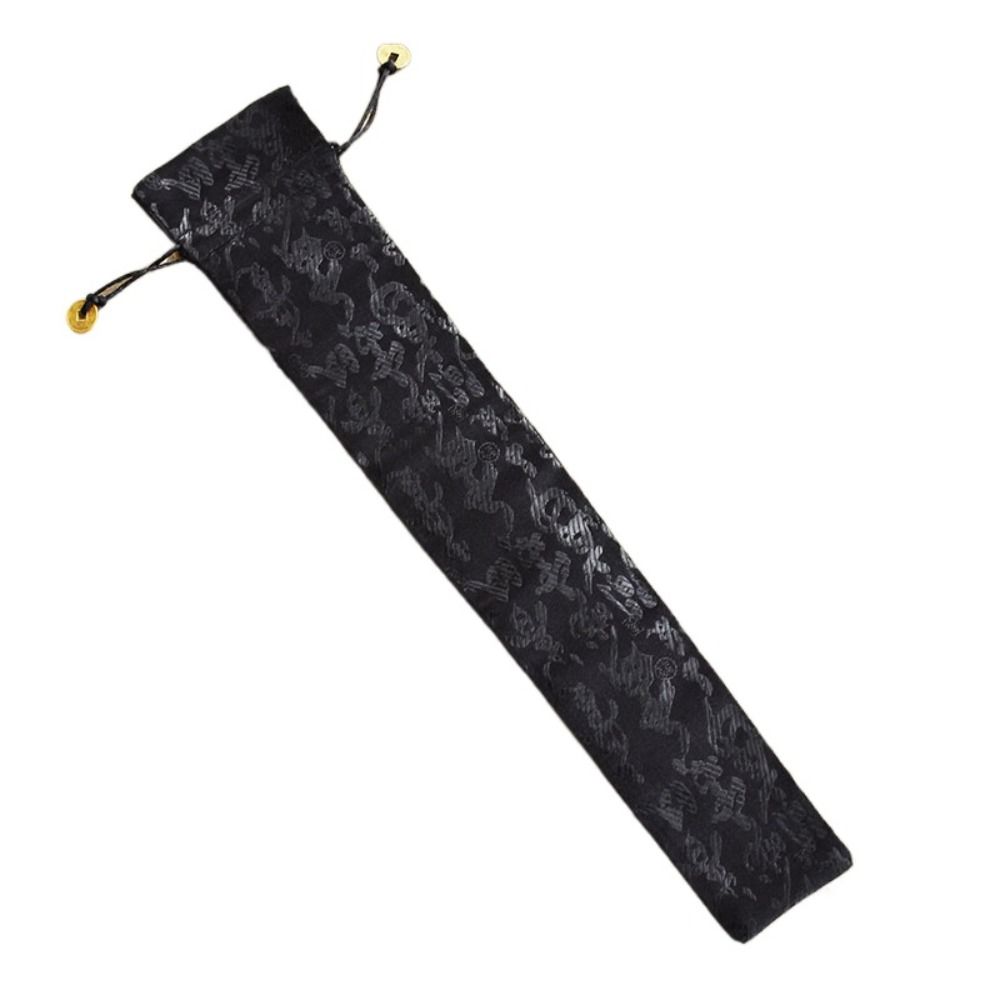 Retro Elegante Opvouwbare Handfantashouder Stofdichte Beschermhoes Hoes Bruiloftsfeest Festival Opvouwbare Ventilatortas