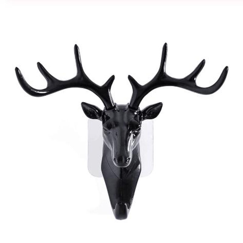 Colgador de pared Vintage con cuernos de venado para colgar ropa, sombrero, bufanda, llavero, cuernos, perchero, decoración de pared