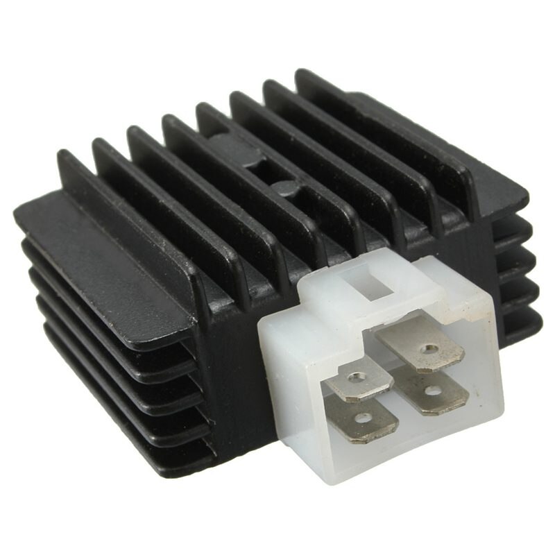 Universal 4 Pin Regulator Rectifier 90-200cc Pit for Monkey Quad Bike Scooter GoKart: Default Title