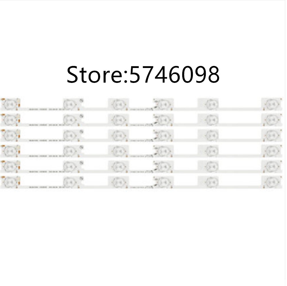 12 Stuks/partij 100% Led Backlight Bar Strip Voor 48 "Konka 48Inch KDL48JT618A 35018539 6 Leds (6V) 442Mm