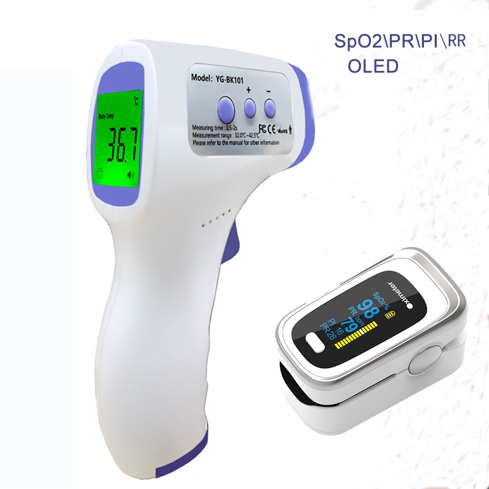Bluetooth pulsoksymeter oled ganske datautgang fingeroksymetre spo 2 pi pr rr blodoksygenmåler android ios med termometer: Type 4 wh sl
