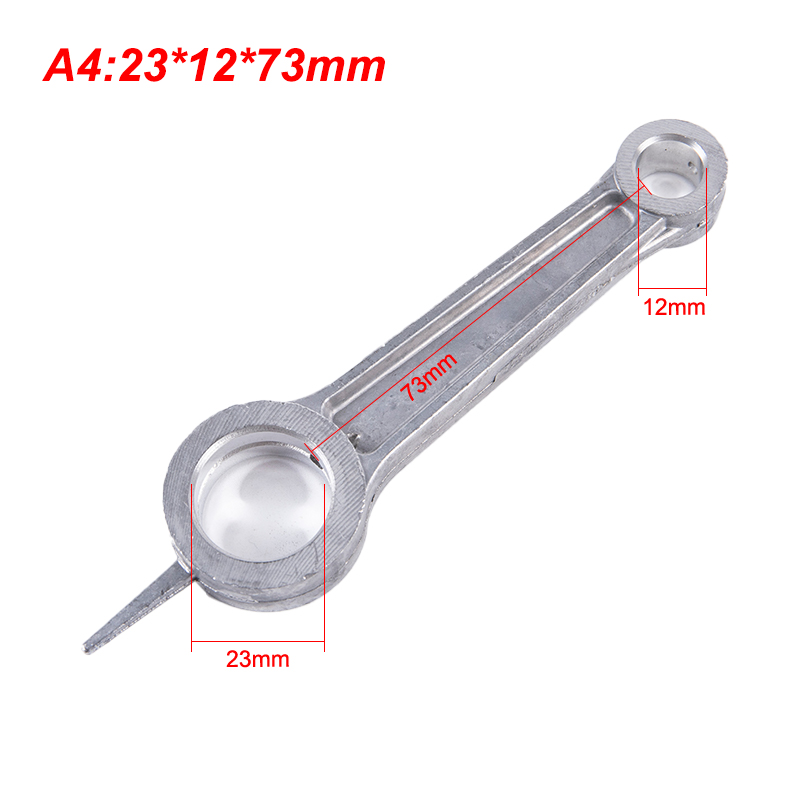 1Pc Zilver Aluminium Air Compressor Aansluiten Link Staaf 12 × 67 × 23 12 × 69 × 20 12 × 76 × 23 12 × 78 × 20 13 × 83 × 24 Voor Air Compressor
