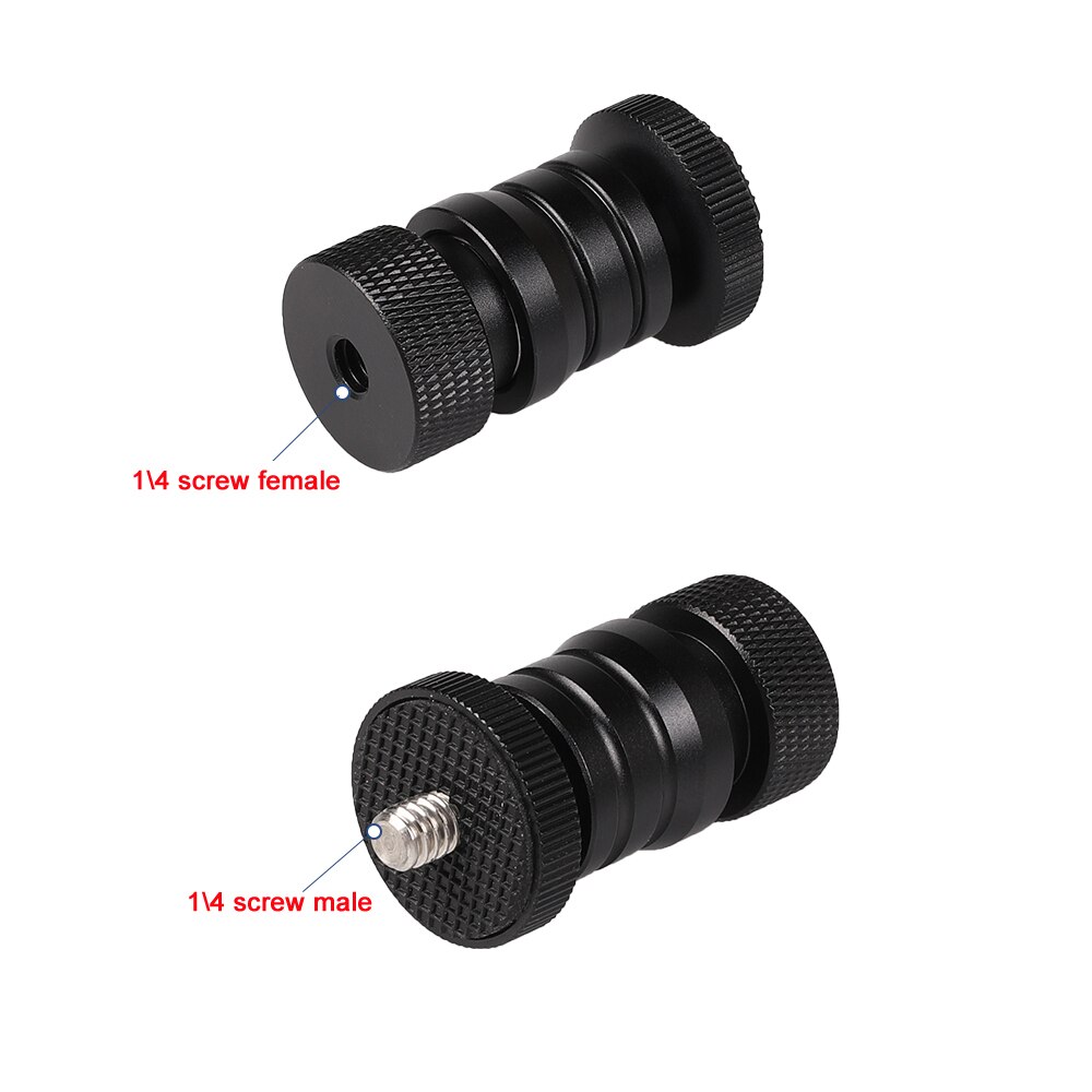 Quick installation ballheads universal 1\4 screw monitor adapter DSLR camera magic arm Microphone flashlight quick release screw