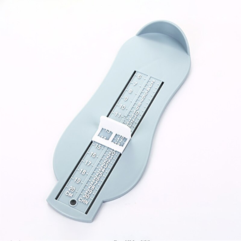Regla para medir el pie para bebés y niños, medidor de tamaño, herramienta para medir la longitud de los zapatos, 1 unidad: blue