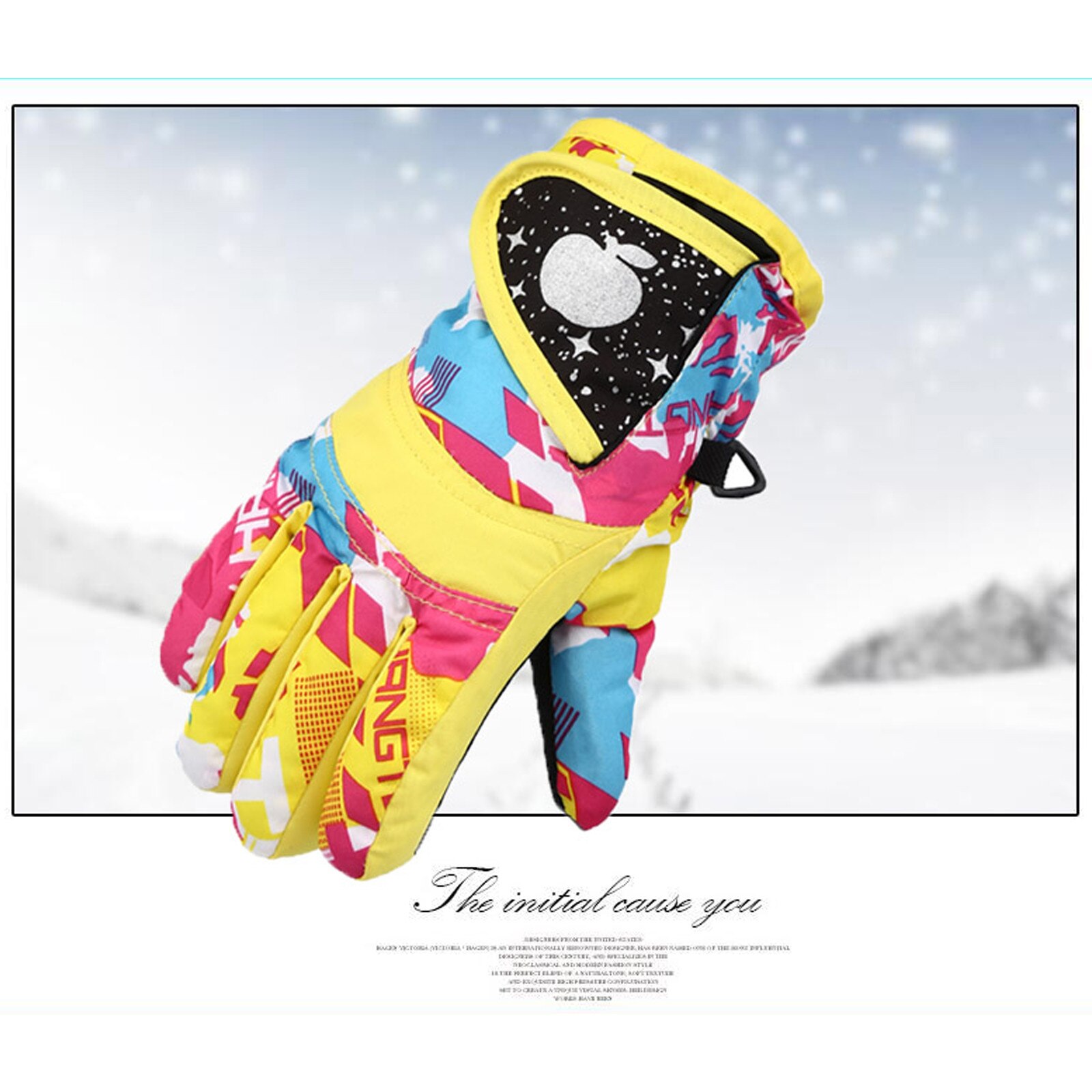 Mädchen Jungen Wasserdichte Warme Handschuhe Winter Professionelle Ski Handschuhe Schnee freundlicher Winddicht Skifahren Snowboard Handschuhe Reiten Handschuhe