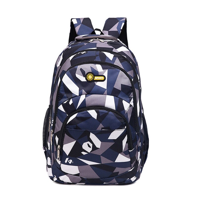 Junior High School Backpacks For Girls Primary Kids Bags Large Capacity School Bags For Children Boys Mochila: deep blue