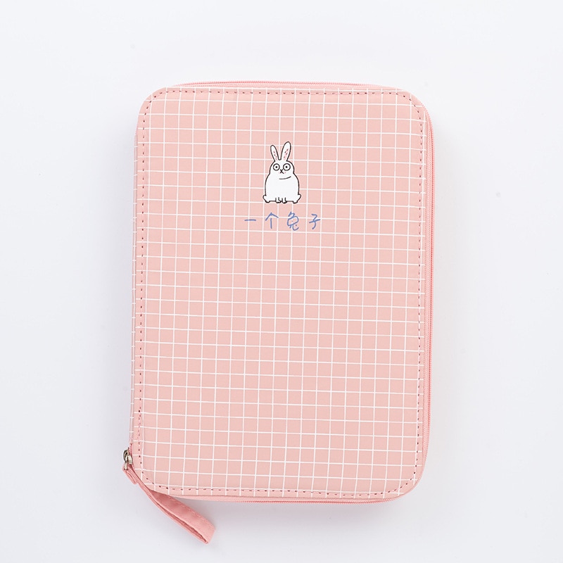 Kawaii Coreano de gran capacidad, fundas multifunción para lápices, Color de macarrón, útiles escolares, bolígrafos, Pad, bolsa de almacenamiento para teléfono, suministros