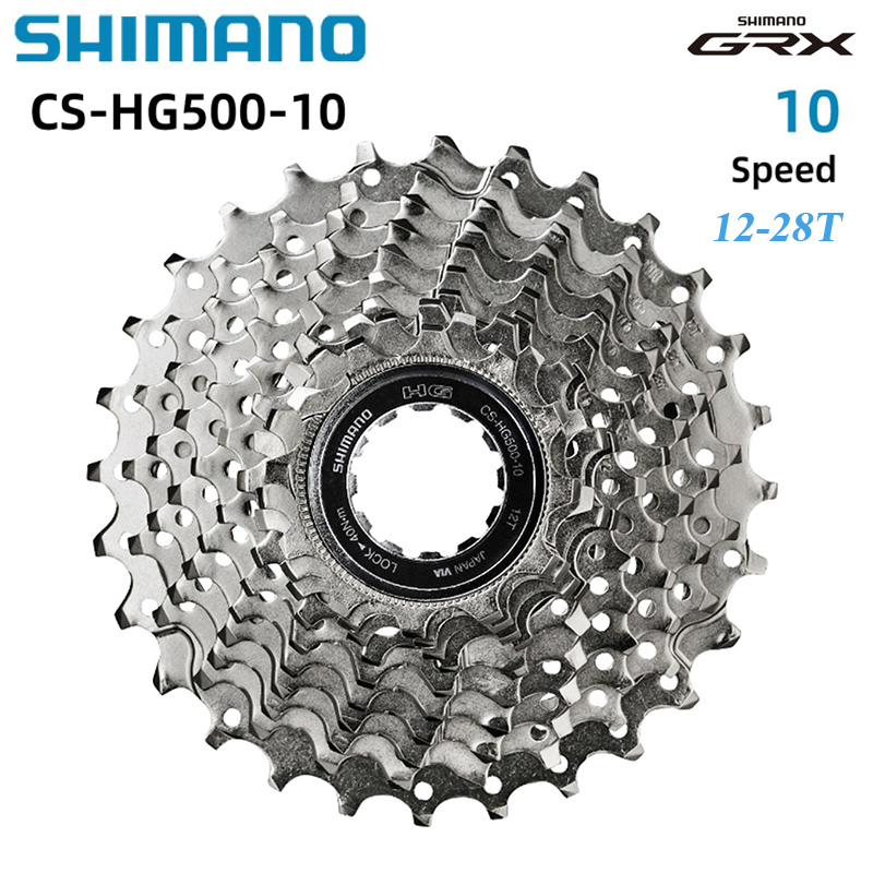 Shimano DEORE HYPERGLIDE CS-HG500 Cassette de carretera de 10 velocidades 12-28T 11-25T/32T/34T CS-HG50-10 11-36T piñón de Cassette MTB rueda libre: YELLOW