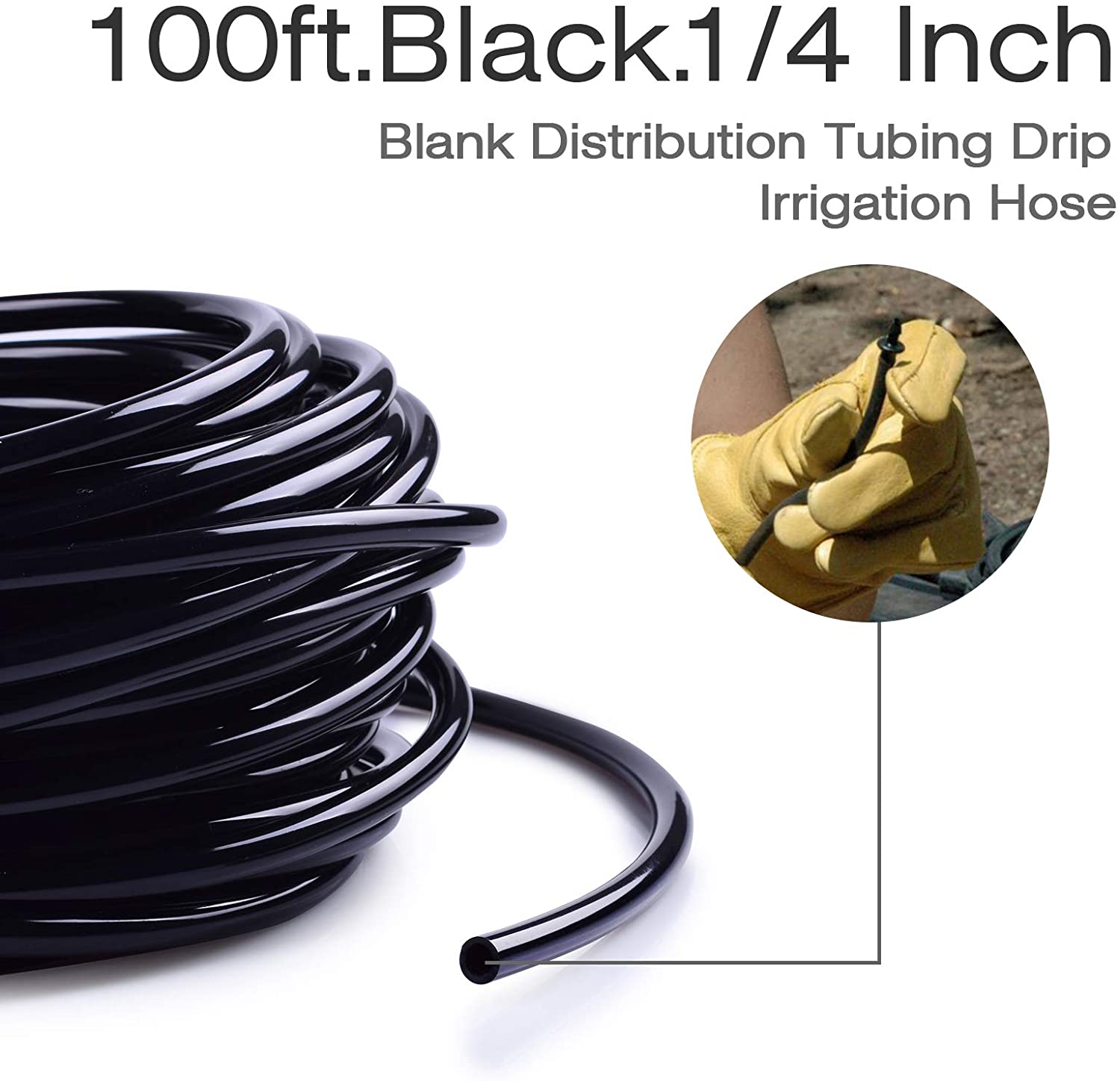 10m/20m/40m Bewässerung Schlauch 4/7mm Garten Tropf Rohr PVC Schlauch Bewässerung System Bewässerung systeme für GewächshäNutzer