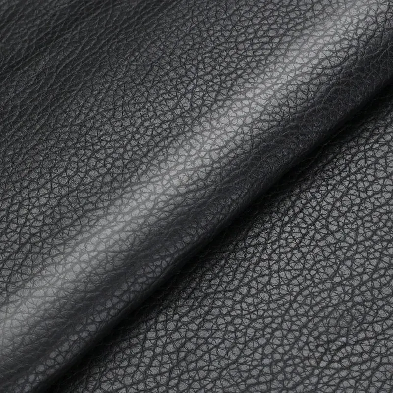 50x137cm (19,7x54inch) zelfklevende lederen reparatiepatchkit zelfklevende lederen tape voor bankmeubilair autostoelen PU bank Fab: Black