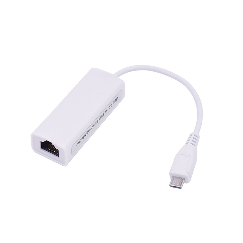 Micro USB to Ethernet cable interface Ethernet adapter OTG Wired Internet Android Tablet PC Network Card