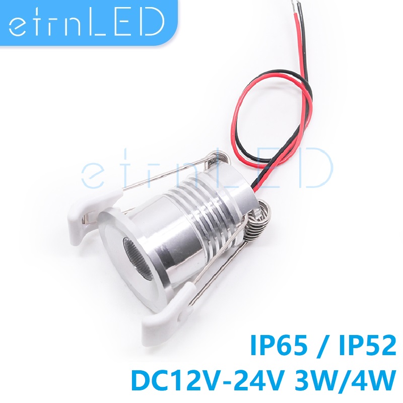 etrnLED Mini Led Ceiling Spotlights 12V 24V Waterproof IP65 for Bath Sauna Lighting Outdoor Veranda Lamp Recessed Spots 3W 4W