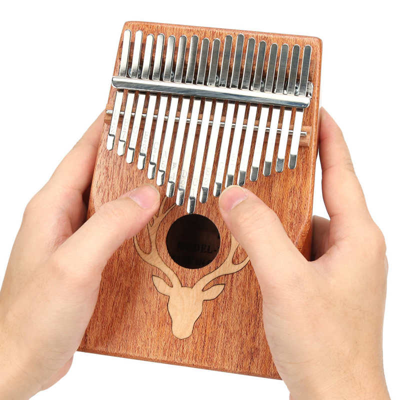 Kalimba Thumb Piano 17 Key with Tune Hammer for Ki... – Grandado