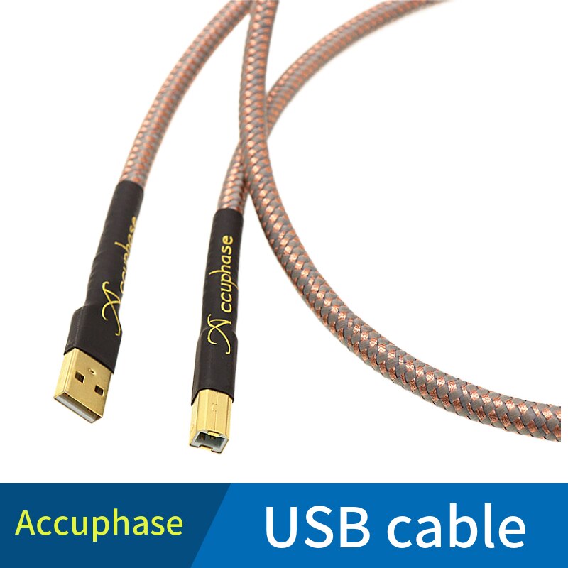 Cabo usb descodificador, conectado ao cérebro, cabo de dados dac e febre, cabo usb de alta qualidade, com porta quadrada