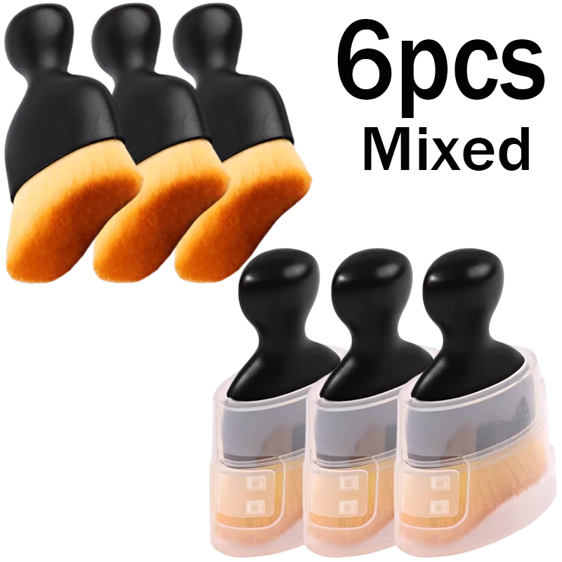 Cepillo de detalle curvo para coche con cubierta antipolvo, cepillo suave de limpieza, herramienta para quitar grietas de ventilación de aire acondicionado, herramienta de limpieza Interior de coche: Gris