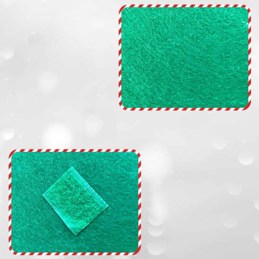 Filt juletre kalender jule nedtelling kalender anheng dekorasjon barn gjør det selv juletre