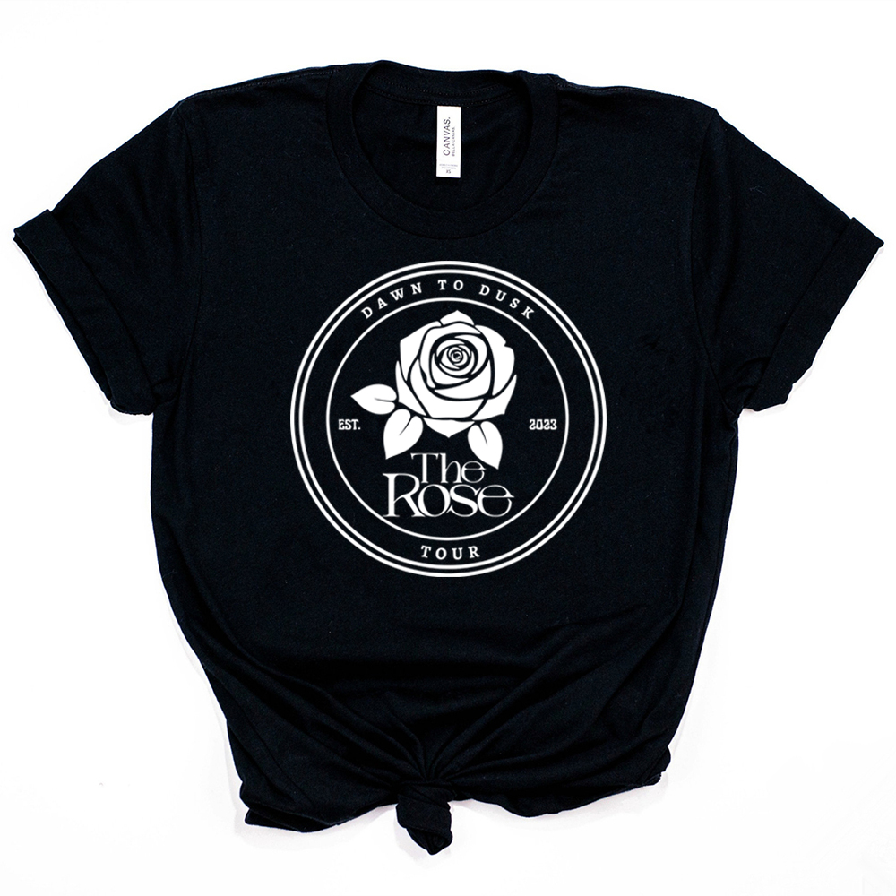 The Rose Kpop T-shirt The Rose Back To Me Shirt Korean Group Inspired Women/men Short Sleeve Tees Kim Woo-sung Jaehyeong Merch: S / Orange