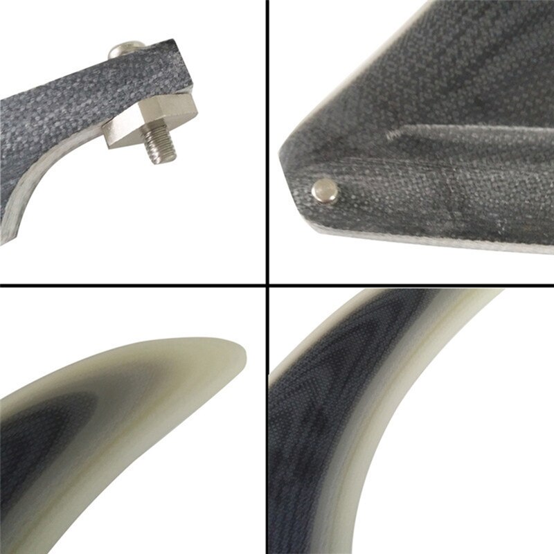 -Yep.Surf Surf Longboard Fins Fiberglass 8 Inch Fin Surfboard Fin Single Fins