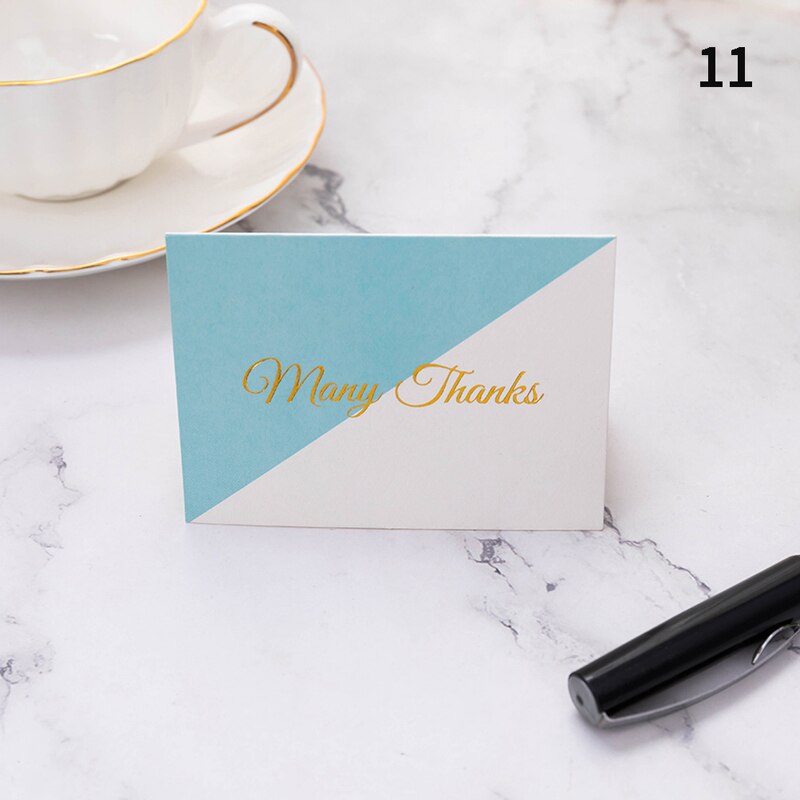 50PCS/20PCS Greeting Cards Mini Wedding Thank You Cards Message Cards Box Decoration Birthday Greeting Cards: -N11